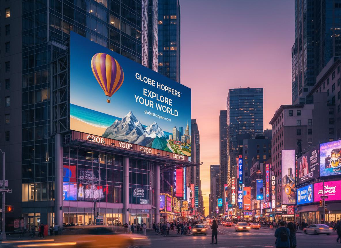 Large format print for promotion